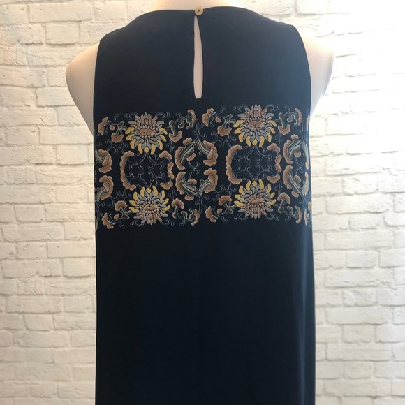 Max Studio Navy Sleeveless Top, Size M - Picture 4 of 10